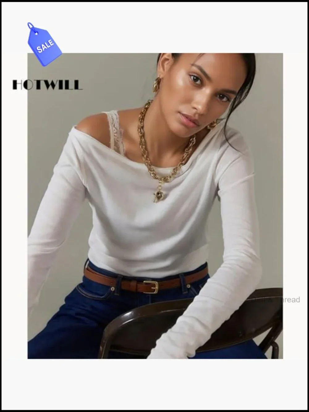 4 Pack Women Skinny Belts for Jeans Dress Thin Waist Belt for Ladies